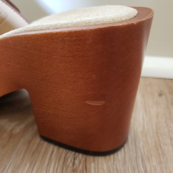 Veronica Beard Halifax leather clogs in Hazelwood womens shoes size 5.5 - Picture 11 of 16